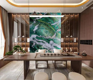 Dalle de marbre Parek <span class=keywords><strong>Philippe</strong></span> de qualité supérieure, polie, taille découpée sur mesure, durable, écologique, pour cuisine, villa, mur de fond lumineux - Product Image 4