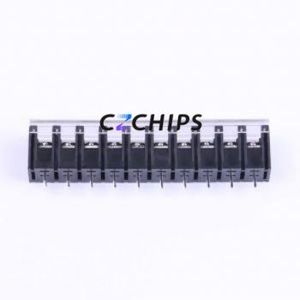 KF28C-7.62-10P Barrier Terminal Block Through hole Component (THT),P=7.62mm Connector With Cover Plate 7.62mm 1x10P Straight Pin - Product Image 2