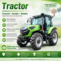 Tracteur agricole FULCORE à prix de gros avec attelage rapide en option et sortie hydraulique puissante pour l'agriculture