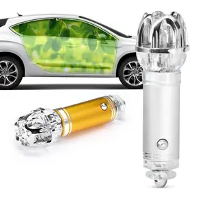 جديد الرائج في التوصيل معدات الفاخرة في السيارات RV سيارة معطر الهواء PM2.5 القضاء على الدخان 12V البسيطة كريستال سيارة منقي الهواء
