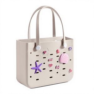 Sac de plage BAGSMART pour femme, sac fourre-tout résistant à l'eau, anti-sable, couleur unie, essentiels de vacances pour l'été, la natation, les croisières, la piscine - Product Image 1