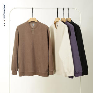 Sudadera Personalizada para Hombre, Estilo Casual de Otoño, con Capucha, Felpa, Spandex/Algodón, 350g, Dobladillo Dividido, Botones, Estampado de Letras - Product Image 5