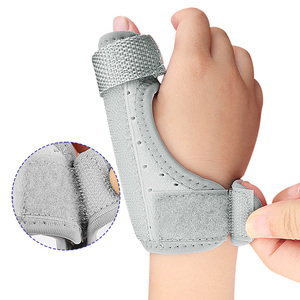 Nefes alabilen çocuk başparmak desteği bilek desteği ateli başparmak spika <span class=keywords><strong>immobilizer</strong></span> tendon destekleyici düzeltici ayarlanabilir el desteği - Product Image 2