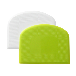 Soft Silicone Plastic PE Pastry Bow Cake Dough Cutter Scraper