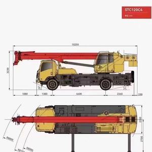 Grúa Móvil Usada Hitachi Tadano Proaim, Grúa sobre Camión de 12 Toneladas, Grúa Hidráulica SANY STC120 - Product Image 3