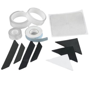 Pegatinas antideslizantes Hyderon, tapete de PVC para decoración del hogar, ecológico, negro, antideslizante para alfombras - Product Image 4