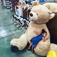 Jouets en peluche Ours surdimensionné 130CM Ours en peluche de la Saint-Valentin Jouets en peluche géants Grand ours en peluche