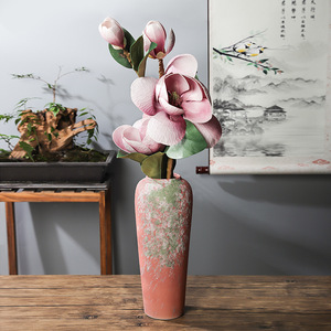 Vase à fleurs en céramique et porcelaine de style vintage chinois bleu et blanc personnalisé - Product Image 2