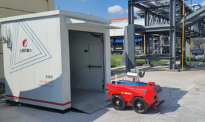 Robot d'inspection mobile industriel Sevnce Robotics avec imagerie thermique, robot d'inspection autonome pour postes de transformation électriques - Product Image 3