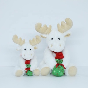 Haute Qualité Produit Pour Animaux De Compagnie Moelleux Noël Renne En Peluche Animaux Doux Jouets En Peluche - Product Image 1