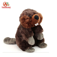 Jouets de castor de bébé en peluche spandex personnalisés bon marché avec conception de client