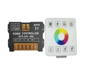 86 Touch Panel Dimmer Switch DC 5-24V 30A RGBW LED Strip Controller per 5050 3528 LED Strip