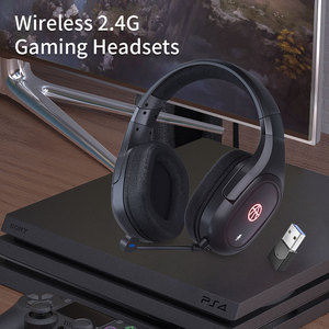 ชุดหูฟังไร้สาย2.4G ชุดหูฟังสำหรับเล่นเกม Pc Ps4 PS5,ไฟ RGB USB <span class=keywords><strong>7.1</strong></span> - Product Image 2