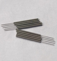 Aiguilles d'acupuncture jetables stériles en acier inoxydable, 0.16x7mm, 1000 pièces, aiguille d'acupuncture avec tube