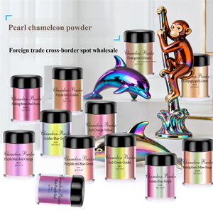 Pigmento Camaleón de Fábrica, 12 Colores, 5g, Polvo de Cromo para Resina Epoxi, Polvo de Mica, Perla Camaleón para Fabricación de Joyería - Product Image 4