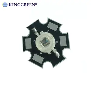 Daya Tinggi Dekat Inframerah LED Diode IR 5W dengan 4 CIP LED 740Nm 850Nm 940Nm Lampu LED Infrared IR dengan 20Mm Aluminium PCB