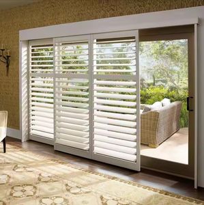 Volets en bois massif sur mesure, design moderne, volets en bois de tilleul, volets en bois de paulownia, volets en bois bon marché - Product Image 3