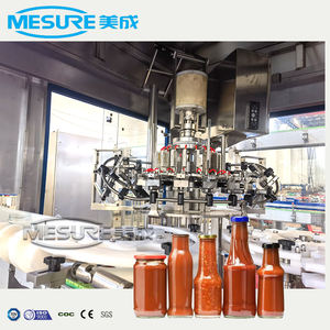 Cam şişe kavanoz Can kavanoz kapağı viskoz sıvı ketçap biber mayonez çikolata krem peynir domates sosu reçel macun doldurma cihazı - Product Image 3