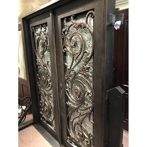 Présent des coupons en espèces de 500 yuans, coupure thermique de porte d'art de fer de nouveau style populaire - Product Image 2