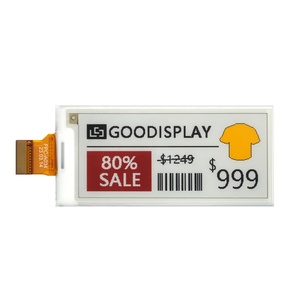 2.9 "Vierkleuren Eink 296X128 Pixels Kleur E-Paper Display Module Spi Interface Epd - Product Image 1