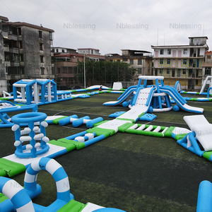 Parc aquatique gonflable de qualité commerciale, parcours d'obstacles flottant modulaire Aqua pour la mer et le lac, aire de jeux gonflable flottante - Product Image 3