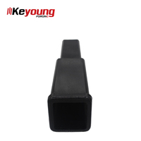 Nouveau, Vente en gros : Adaptateur de barre de remorquage robuste en fer avec trou de fixation, pour tube carré, pour attelage de remorque, 5T
