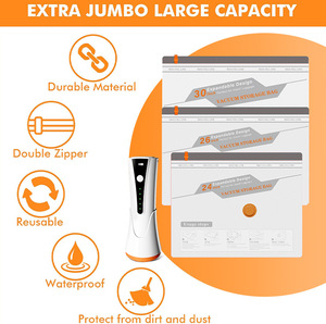 Home Small Handheld <b>Vacuum</b> Sealing Machine Air <b>Pump</b> for Food Bags & Travel Clothes Compression <b>Vacuum</b> Storage Bag - Product Image 6