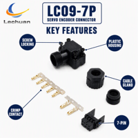 Kit de connecteurs d'encodeur de servomoteur Schneider VW3M8B11 BCH18, 7 broches, connecteur à sertir en plastique, emballage semi-conducteur, électronique