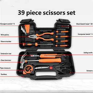 Kit d'outils à main en acier au carbone Powerlift TS005 de 40 pièces avec mallette rigide, disponible en version OEM - Outils de réparation générale pour la maison et l'électricité, y compris - Product Image 4
