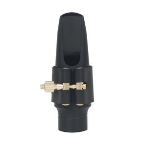 Casque de flûte de <span class=keywords><strong>saxophone</strong></span> <span class=keywords><strong>alto</strong></span> avec chapeau de flûte <span class=keywords><strong>en</strong></span> <span class=keywords><strong>plastique</strong></span> et pince <span class=keywords><strong>en</strong></span> cuir Accessoires d'embouchure de basson - Product Image 5