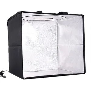 30cm professional light photo studio lightbox with round led light portable soft box camera accessories