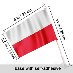 เสาธงโปแลนด์<span class=keywords><strong>ธงชาติ</strong></span><span class=keywords><strong>ธงชาติ</strong></span><span class=keywords><strong>ธงชาติ</strong></span><span class=keywords><strong>ธงชาติ</strong></span>ขนาดเล็กสำหรับกลางแจ้งนอกประตูตกแต่งผนังพร้อมฐานติดกาวในตัว - Product Image 2
