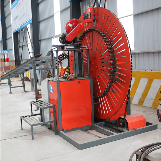 Automatic CNC Rebar Ring Making Machine High-Power Carbon Steel High-Power Motor PLC Control Bending Cutting Welding Features