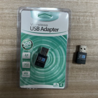 Adaptador WiFi USB Cantell 300M, Receptor Inalámbrico de 300mbps, Dongle WLAN con Antena, Adaptador de Tarjeta de Red para PC