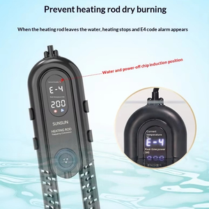 Riscaldatore Ecologico Serie AH SunSun con Termostato Intelligente a Inverter, Display a Doppia Alimentazione, in Acciaio Inox Antideflagrante per <span class=keywords><strong>Acquario</strong></span> - Product Image 2