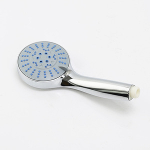 Handheld <b>Shower</b> Head Round Pressurized Spray Rain Durable Portable Bathroom <b>Accessory</b> - Product Image 1