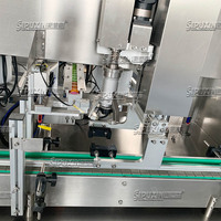 Capsuleuse pneumatique automatique haute vitesse à 2 têtes pour boissons et produits chimiques |   Solution de capsulage de précision contrôlée par PLC