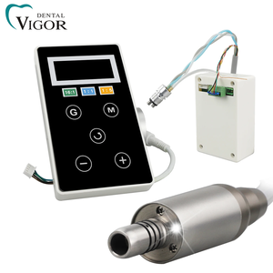 Micromotor eléctrico dental sin escobillas con LED integrado, pieza de mano contra-ángulo tipo E con spray de agua interno - Product Image 1