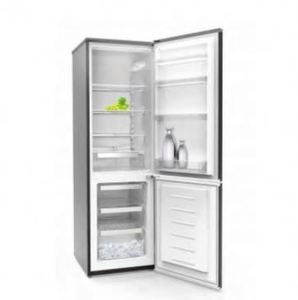 275L Double Door <b>Refrigerator</b> Glass Fridge Black and Wire Shelf Optional Glass Door Fridge - Product Image 4