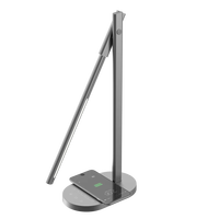 Protection des yeux Apprentissage Charge Lampe de bureau Apprentissage de la lecture en alliage d'aluminium Pliante Métal Charge sans fil Lampe de bureau