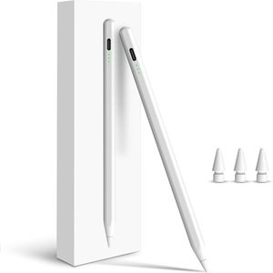 ปากกาสไตลัสแบบ Capacitive สำหรับ <span class=keywords><strong>iPad</strong></span> A16 รองรับการชาร์จเร็ว 13 นาที พร้อมแม่เหล็กดูดติด ใช้งานได้นาน 10 ชั่วโมง รุ่นปี 2018-2026 รองรับการสัมผัสโดยไม่ต้องใช้มือจับ  รับทำโลโก้ OEM - Product Image 1