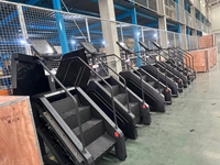 Caminadora Eléctrica Comercial GymLead con Pantalla Táctil Inalámbrica, Inclinación de 3 Niveles, Accionamiento Mecánico, Banda de Nailon y Carcasa de Madera