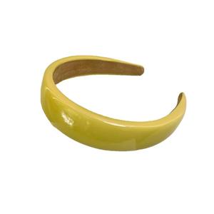 Nouvelle mode hiver automne couleur unie cuir éponge Vintage plaine décoratif bandeau cheveux accessoires pour femmes cheveux épais - Product Image 3