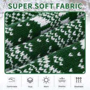 Suéter de Invierno para Perros de Raza Grande, Estilo Nórdico Clásico, Jersey Tejido para Mascotas con Cuello Alto, Ropa para Clima Frío - Product Image 3