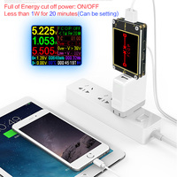 ATORCH T18 UD18 USB3.0 1.8 Inch TFT LCD DC Digital Voltmeter & Ammeter Power Bank 3.6-32V/0~5.1A 1-9 Menit Penundaan Bersertifikat CE/RoHS