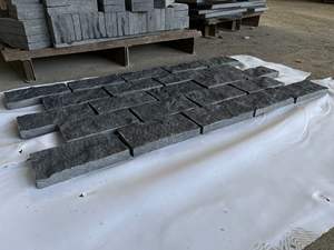 <span class=keywords><strong>Prix</strong></span> d'usine Top Nature Split Surface Noir Granit Pierre Maille <span class=keywords><strong>Pavé</strong></span> 20x10x2-2.5cm Pour Chaussée Jardin Mur Revêtement Panneau - Product Image 6