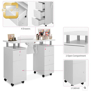 mesa de manicura con extractor de polvo <span class=keywords><strong>para</strong></span> la eliminación de partículas y polvos pequeños - Product Image 5