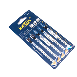 Lames de <span class=keywords><strong>scie</strong></span> <span class=keywords><strong>sauteuse</strong></span> T101B SP à tige en T, fabriquées pour l'acier au carbone rapide, coupe droite propre et précise des planches de bois en plastique <span class=keywords><strong>PVC</strong></span> - Product Image 3