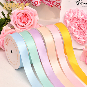 야마 리본 스톡 밝은 색상 1 인치 25mm 양면 새틴 리본 롤 100 야드 - Product Image 5