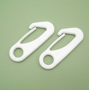 Nouveaux crochets à clip multifonctions en nylon blanc écologique TX 60 mm * 25 mm pour cordons élastiques - Product Image 1